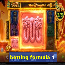 betting formula 1