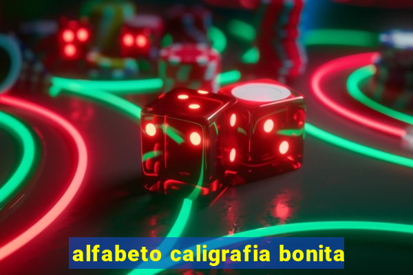 alfabeto caligrafia bonita