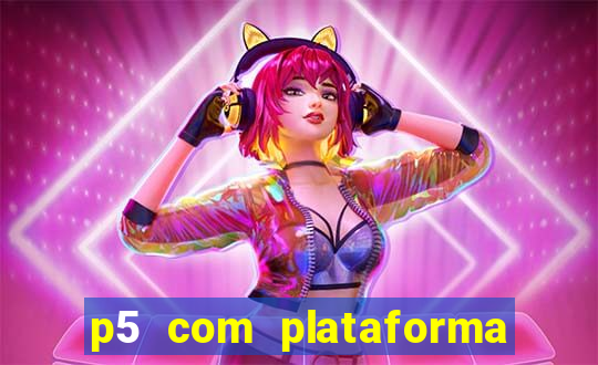 p5 com plataforma de jogos