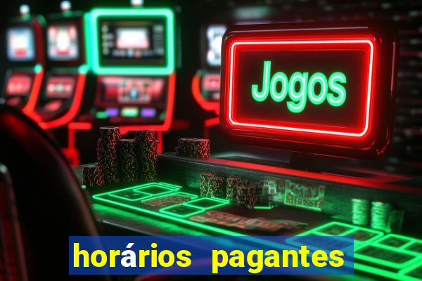 horários pagantes slots pg