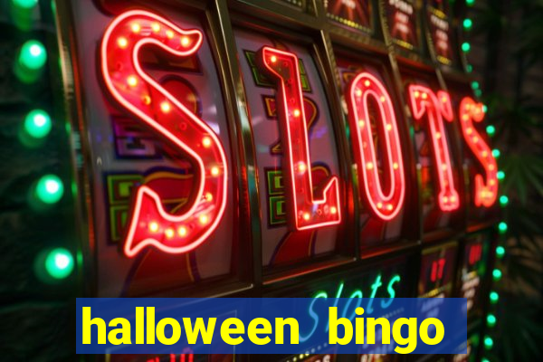 halloween bingo cards with numbers