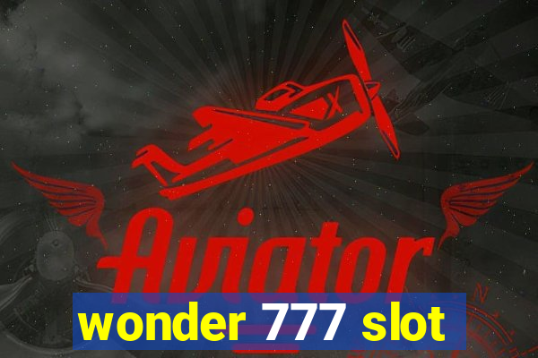 wonder 777 slot