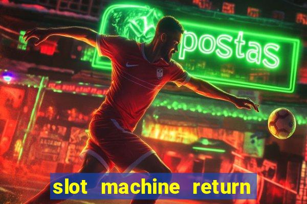 slot machine return to player