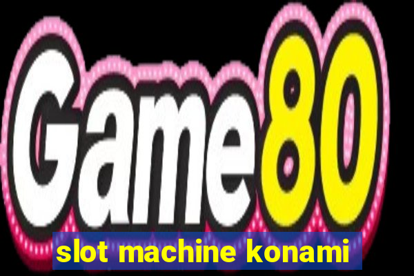 slot machine konami