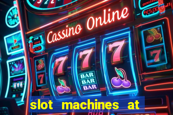 slot machines at mgm springfield