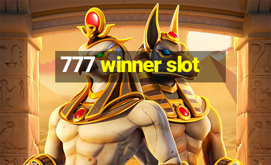 777 winner slot