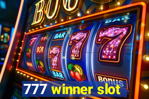 777 winner slot