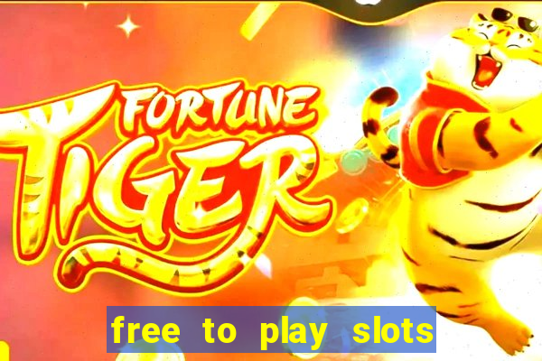 free to play slots online no download