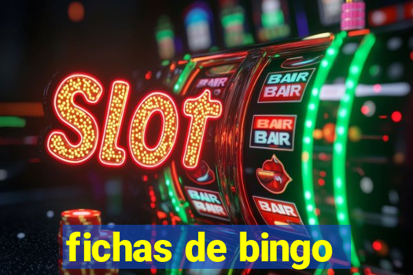 fichas de bingo