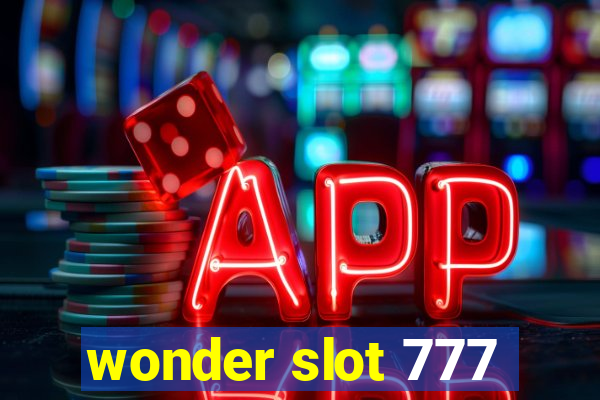 wonder slot 777