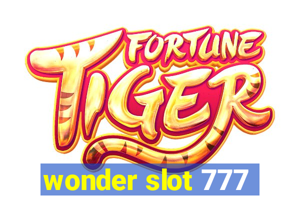 wonder slot 777