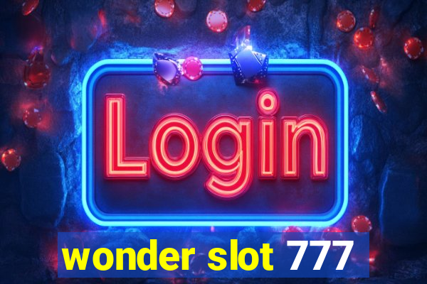 wonder slot 777