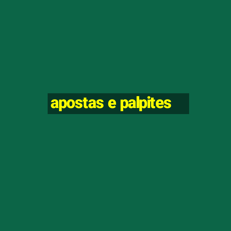 apostas e palpites