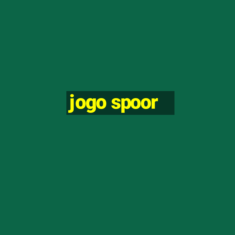 jogo spoor