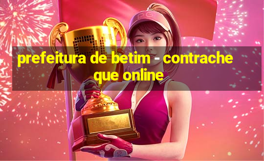 prefeitura de betim - contracheque online