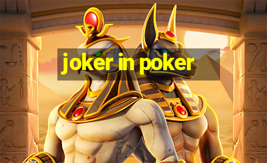 joker in poker