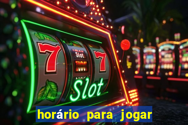 horário para jogar no rabbit