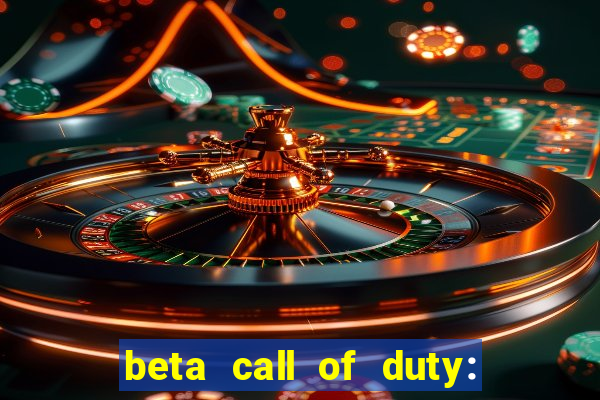 beta call of duty: black ops 6 data