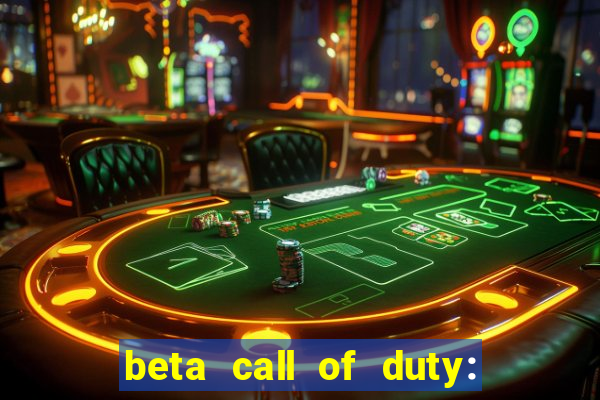 beta call of duty: black ops 6 data