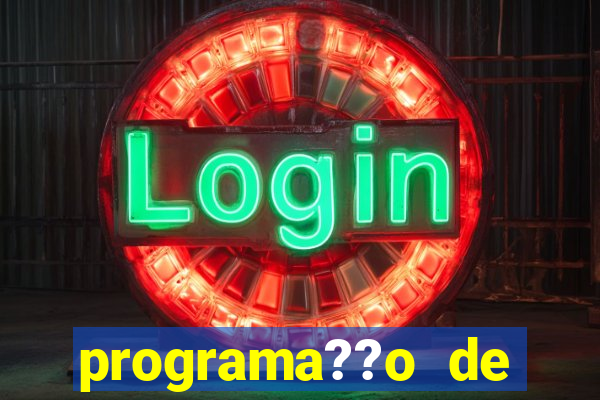 programa??o de jogos de futebol