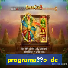 programa??o de jogos de futebol