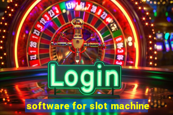 software for slot machine