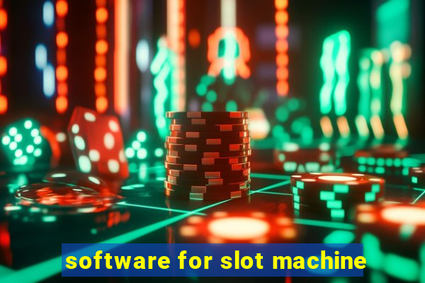 software for slot machine