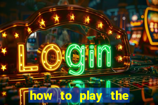 how to play the buffalo slot machine