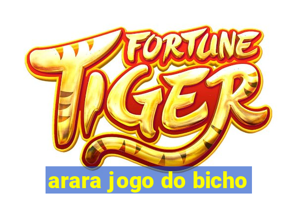 arara jogo do bicho