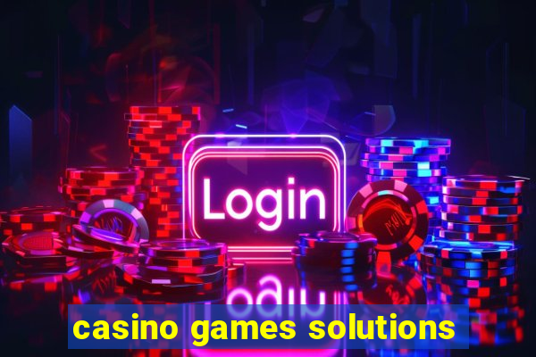 casino games solutions