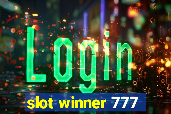 slot winner 777