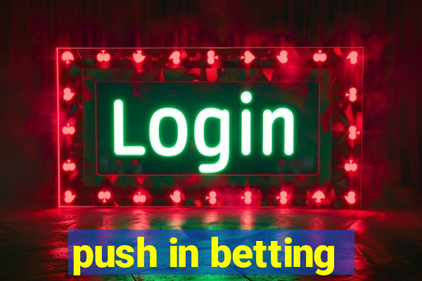 push in betting