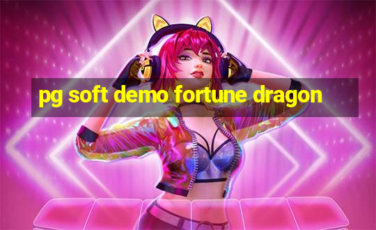 pg soft demo fortune dragon