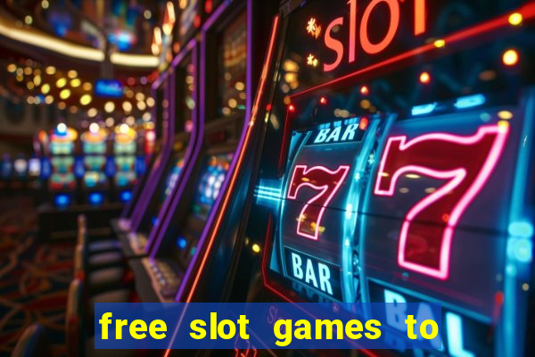 free slot games to win real money