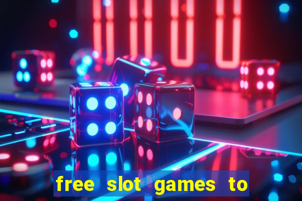 free slot games to win real money