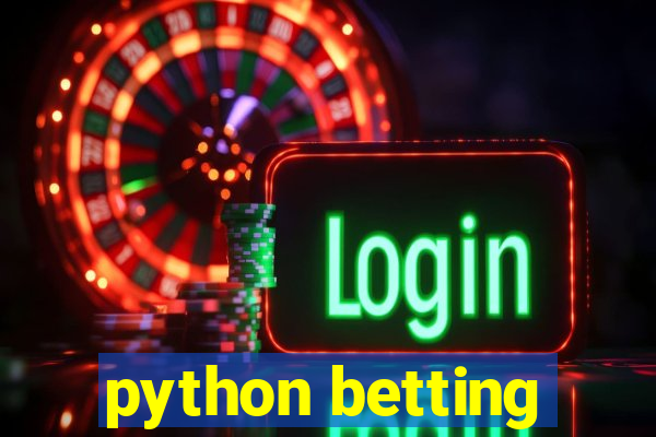 python betting