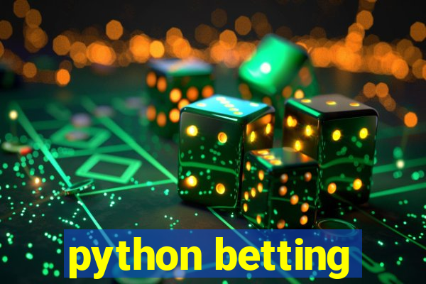 python betting