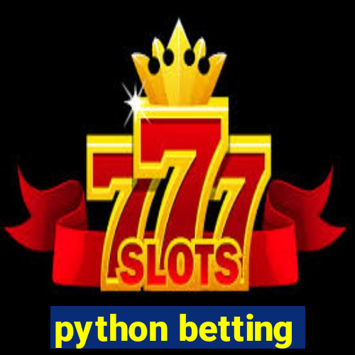 python betting