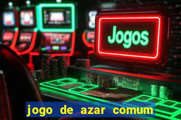 jogo de azar comum em cassinos