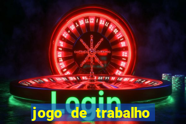 jogo de trabalho no escritório