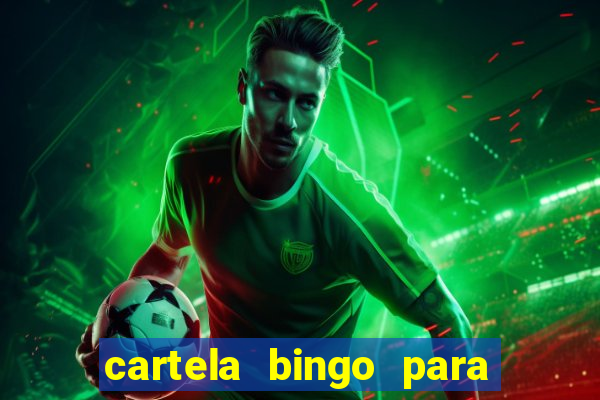 cartela bingo para cha de cozinha imprimir gratis