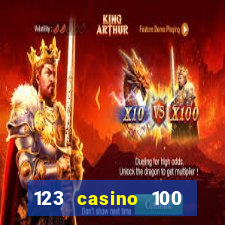 123 casino 100 free spins no deposit