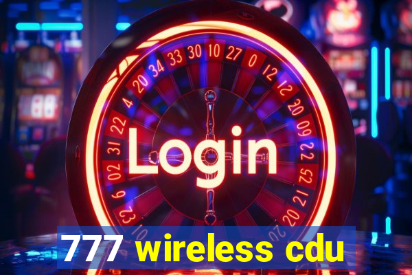 777 wireless cdu