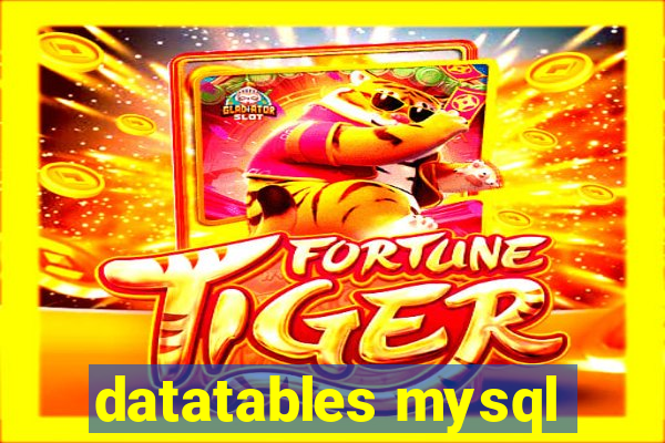 datatables mysql