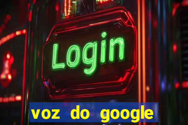 voz do google tradutor homem