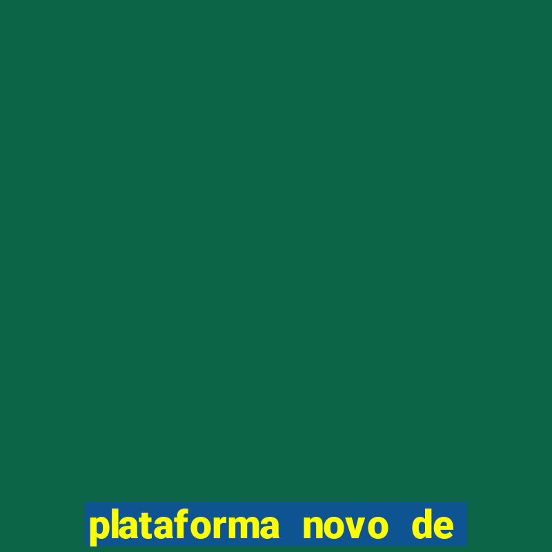 plataforma novo de jogos para ganhar dinheiro