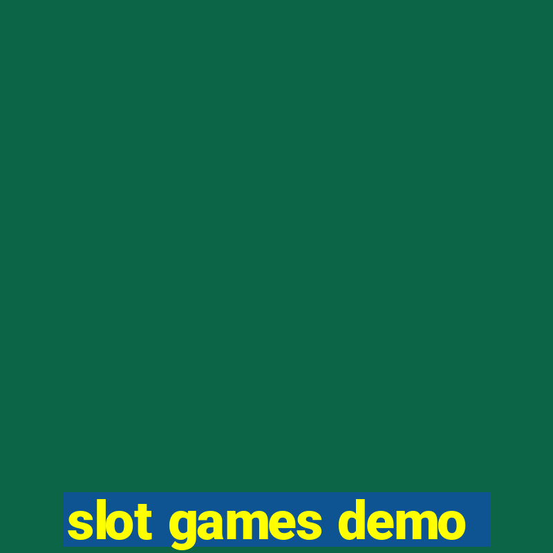 slot games demo