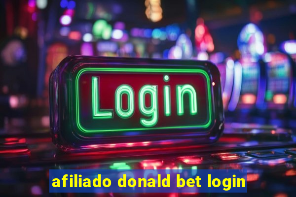 afiliado donald bet login