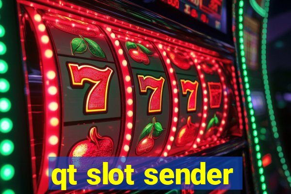 qt slot sender