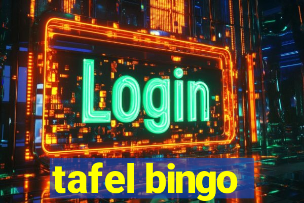 tafel bingo